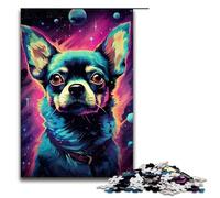 Rompecabezas de 1000 Piezas para Adultos diseño de Perro de Orejas Grandes Juguete Educativo Intelectual descompresor Ideas de Regalo 75 x 50 cm