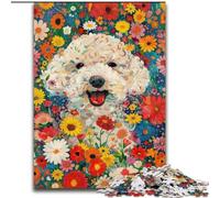 Rompecabezas de 1000 Piezas para Adultos, diseño de Perro Feliz, 26x38cm, un desafiante Rompecabezas para armar, Ideal para Jugar en Familia o como Regalo Decorativo