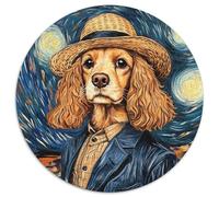 Rompecabezas de 1000 Piezas para Adultos, diseño de Perro Van Gogh, de cartón, Ideal para Regalar a Hombres y Mujeres, para Uso Diario y Ocasiones Especiales (tamaño 67,5 x 67,5 cm)