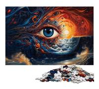 Rompecabezas de 1000 Piezas para Adultos diseño de Pianista psicodélico decoración de Pared Regalo de cumpleaños Arte Mural (tamaño 75 x 50 cm)