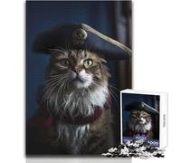 Rompecabezas de 1000 Piezas para Adultos, diseño de Piratas, Acogedor y Relajante, Ideal para Interiores, Corte de precisión avanzado, tamaño 38x52cm