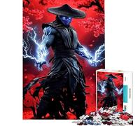 Rompecabezas de 1000 Piezas para Adultos diseño de Raiden con Poderes relámpago Juguete Decorativo para Pared Corte de precisión Regalo Ideal para Toda la Familia (38x26cm)