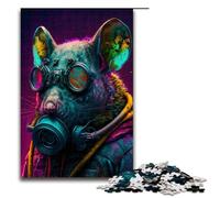 Rompecabezas de 1000 Piezas para Adultos diseño de Rata del Fin del Mundo Juego de relajación Familiar antiestrés desafío difícil 75 x 50 cm