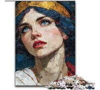 Rompecabezas de 1000 Piezas para Adultos, diseño de Reina de Madera, desafiante Rompecabezas para Adolescentes, decoración del hogar o Regalo, tamaño 50x75cm