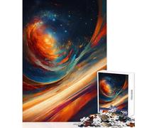 Rompecabezas de 1000 Piezas para Adultos diseño de Remolino cósmico Arte de Pared para Juegos educativos colección de Artistas tamaño 50x75cm