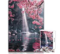 Rompecabezas de 1000 Piezas para Adultos, diseño de Sakura Bloom, decoración artística para el hogar, Juego Educativo, Regalo de cumpleaños (tamaño 38x52cm)