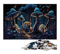 Rompecabezas de 1000 Piezas para Adultos, diseño de Setas mágicas, Colorido, para decoración del hogar y Juego Familiar Interactivo, 26x38cm/10,23x14,96 Pulgadas.