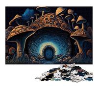 Rompecabezas de 1000 Piezas para Adultos, diseño de Setas mágicas, Rompecabezas imposibles, decoración del hogar, Regalo, Juego de ingenio, 26x38cm/10,23x14,96 Pulgadas