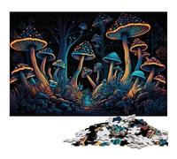 Rompecabezas de 1000 Piezas para Adultos, diseño de Setas mágicas, Rompecabezas imposibles, decoración del hogar, Regalo, Juego de ingenio, 26x38cm/10,23x14,96 Pulgadas