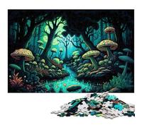 Rompecabezas de 1000 Piezas para Adultos, diseño de Setas mágicas, Rompecabezas imposibles, decoración del hogar, Regalo, Juego de ingenio, 50x75cm/19,68x29,52 Pulgadas