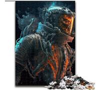 Rompecabezas de 1000 Piezas para Adultos,diseño de Soldado Pirata Espacial,Rompecabezas de 1000 Piezas,desafiante Rompecabezas para Adolescentes, decoración del hogar o Regalo,26x38cm
