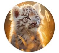 Rompecabezas de 1000 Piezas para Adultos, diseño de Tigre bebé, de cartón, Ideal para divertirse en Familia, Relajarse, 67,5 x 67,5 cm