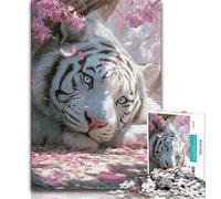 Rompecabezas de 1000 Piezas para Adultos diseño de Tigre de fantasía Ideal para aliviar el estrés Pasar el rato y entretenerse 26x38cm