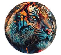 Rompecabezas de 1000 Piezas para Adultos, diseño de Tigre, Rompecabezas Coloridos e imposibles, Ideal para Decorar el hogar y Jugar con la Mente para Adolescentes (tamaño 67,5 x 67,5 cm)