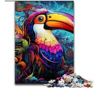 Rompecabezas de 1000 Piezas para Adultos, diseño de tucanes, Rompecabezas imposibles para Adultos, Actividad Familiar, Rompecabezas, decoración del hogar, Regalo navideño Tamaño: 38x26cm
