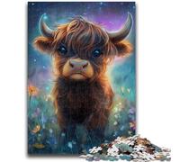 Rompecabezas de 1000 Piezas para Adultos, diseño de un Lindo bebé Yak Juguete adictivo para estimular la Inteligencia Cerebral y Decorar el hogar (75x50cm)