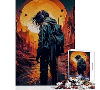 Rompecabezas de 1000 Piezas para Adultos diseño de un vagabundo postapocalíptico Ideal para Regalar y para Reducir el estrés Tamaño: 50x75cm