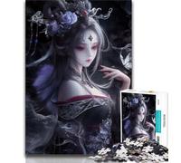 Rompecabezas de 1000 Piezas para Adultos, diseño de una Hermosa Chica de Anime, Ideal para Noches de Juegos, un Juguete Colorido para Regalar en casa (tamaño 38x26cm)