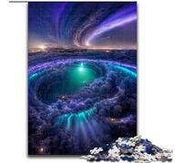 Rompecabezas de 1000 Piezas para Adultos,diseño de Universo de sueños Coloridos,Hecho de Madera, decoración para el hogar Juego de ingenio