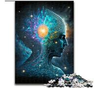 Rompecabezas de 1000 Piezas para Adultos, diseño de Universo Zen esotérico, de cartón, tamaño 26x38cm, Rompecabezas de Alta dificultad para Adolescentes.