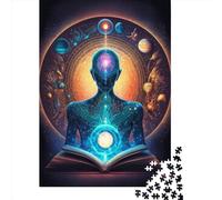 Rompecabezas de 1000 Piezas para Adultos, diseño de Universo Zen esotérico, Rompecabezas de Papel para Adultos, Juegos de Rompecabezas sostenibles, 1000 Piezas (38 x 26 cm)