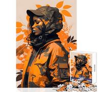 Rompecabezas de 1000 Piezas para Adultos diseño de Urban Survivor Girl Juguetes antiestrés Regalos geniales Juegos de relajación Actividades Divertidas en casa tamaño 38x52cm