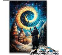 Rompecabezas de 1000 Piezas para Adultos, diseño de Yin Yang Ninja, Ideal para Juegos educativos, Mejora la Memoria y la Memoria, para niños de 14 años (26x38cm)