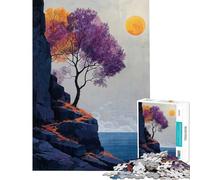 Rompecabezas de 1000 Piezas para Adultos diseño del Árbol de la Soledad Ideal para Decorar la Pared Una verdadera Obra de Arte Toda la Familia (tamaño 50x75cm)