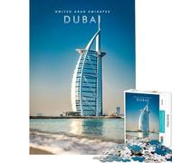 Rompecabezas de 1000 Piezas para Adultos diseño del Horizonte de Dubái Juego Educativo Juguetes didácticos Juguetes Ideales para Parejas tamaño 38x26cm