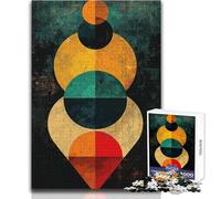 Rompecabezas de 1000 Piezas para Adultos, diseño geométrico Abstracto, Juguete Intelectual, Divertido y Divertido, Regalo de cumpleaños 38x26cm