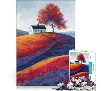 Rompecabezas de 1000 Piezas para Adultos, diseño Soledad de otoño, Juguetes para armar, decoración para el hogar, cumpleaños y Navidad, 50x75cm