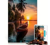 Rompecabezas de 1000 Piezas para Adultos, diseño Sueño Tropical, decoración Elegante y Funcional, Juguete para ejercitar la Mente, Ideal para divertirse en Familia (50x75cm)