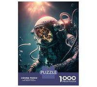 Rompecabezas De 1000 Piezas para Adultos Diving Into The Unknown Rompecabezas para Adultos Juegos Relajantes Regalos para Mujeres Desafiantes para Completar 38x26cm/1000pcs