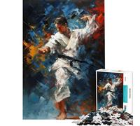Rompecabezas de 1000 Piezas para Adultos Dominio de Las Artes Marciales Diversión en casa Juguete de decoración para el hogar con un desafío difícil Ideal para Mayores de 14 años (50x75cm)
