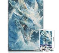 Rompecabezas de 1000 Piezas para Adultos, dragón de Blancanieves, para aliviar el estrés y el ingenio Juguete (tamaño 38x26cm)