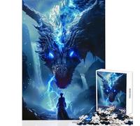 Rompecabezas de 1000 Piezas para Adultos Dragon Girl Power Juguetes antiestrés Regalo de cumpleaños Juego de ingenio Mejora el Amor Entre Parejas tamaño 38x52cm