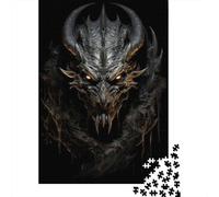 Rompecabezas De 1000 Piezas para Adultos Dragon Head Wall Art Print Rompecabezas para Adultos Juego De Ingenio Corte De Precisión Desafiante De Completar 52x38cm/1000pcs