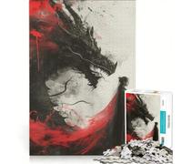 Rompecabezas de 1000 Piezas para Adultos Dragon InkShadow, Juguete Educativo, Divertido y humorístico, Que fomenta el Amor Entre Parejas 50x75cm