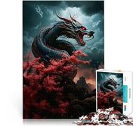 Rompecabezas de 1000 Piezas para Adultos Dragón japonés Juguete Educativo Intelectual descompresor Regalos de Amigo Secreto 52x38cm