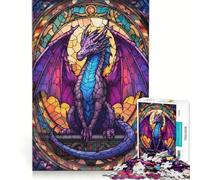 Rompecabezas de 1000 Piezas para Adultos Dragón Mártir Majestuoso Juguetes para armar para Pasar el Tiempo en casa cumpleaños 50x75cm