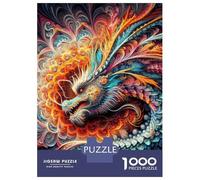 Rompecabezas De 1000 Piezas para Adultos Dragon of The Prism Realms Rompecabezas para Adultos Juego De Ingenio Decoración Perfecta Regalos De Cumpleaños Y Únicos 52x38cm/1000pcs