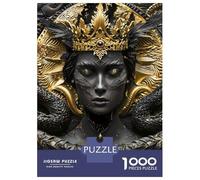 Rompecabezas De 1000 Piezas para Adultos Dragon Queen Sovereign Rompecabezas para Adultos Juegos De Relajación Una Obra De Arte Regalos para Amigos Y Familiares 70x50cm/1000pcs