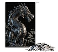 Rompecabezas de 1000 Piezas para Adultos Dragón Valiente Un Rompecabezas de ingenio Ideal para Regalar en Navidad o cumpleaños 75x50cm