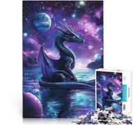 Rompecabezas de 1000 Piezas para Adultos Dragones Creadores Cosmos Madera，para Mayores de 14 años Juego desafiante y Juego Familiar. Decoraciones hogar。