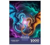 Rompecabezas De 1000 Piezas para Adultos Dragons in The Cosmos Rompecabezas para Adultos Juegos Divertidos Análisis Y Lógica Regalos para Amigos Y Familiares 70x50cm/1000pcs