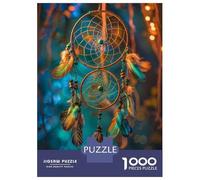 Rompecabezas De 1000 Piezas para Adultos Dream Catcher Decorative Rompecabezas para Adultos Juguete Decoración De Pared Desafío Difícil Diversión Actividades En Casa, 70x50cm/1000pcs