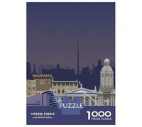 Rompecabezas De 1000 Piezas para Adultos Dublin Travel Print Rompecabezas Juegos Familiares Regalos para Mujeres Cumpleaños Y Navidad 70x50cm/1000pcs