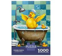 Rompecabezas De 1000 Piezas para Adultos Duckling Bath Time Rompecabezas para Adultos Juegos Familiares Difícil Oferta Difícil como Regalo para Toda La Familia 38x26cm/1000pcs