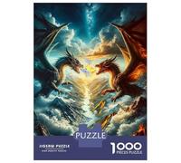 Rompecabezas De 1000 Piezas para Adultos Duel of The Fates Rompecabezas para Adultos Juegos Divertidos Corte De Precisión Actividades Divertidas En Casa, 52x38cm/1000pcs