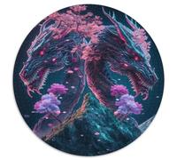 Rompecabezas de 1000 Piezas para Adultos: Duelo de Dragones. Rompecabezas difícil para Adultos. Rompecabezas desafiante. Juguete Relajante para Adolescentes (tamaño 67,5 x 67,5 cm).